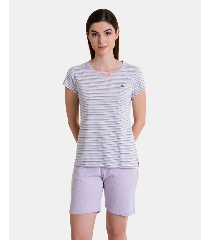 PIJAMA MUJER RAYAS MASSANA