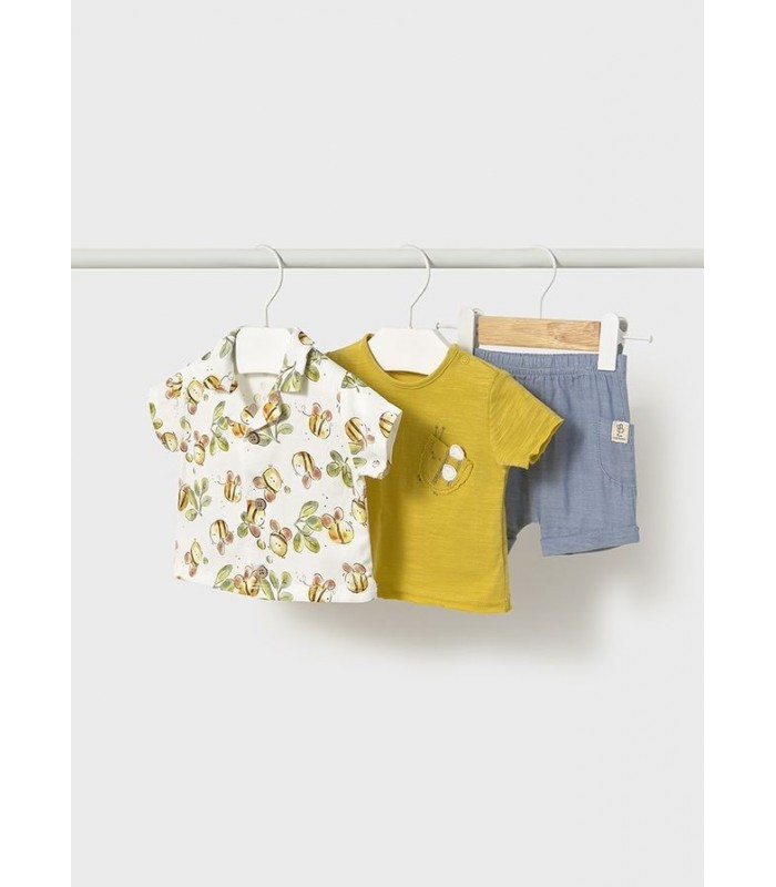 CONJUNTO CORTO SOBRECAMISA BEBE NIÑO MAYORAL