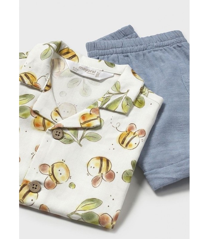 CONJUNTO CORTO SOBRECAMISA BEBE NIÑO MAYORAL