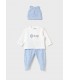 CONJUNTO POLAINA Y GORRO BEBE NIÑO MAYORAL