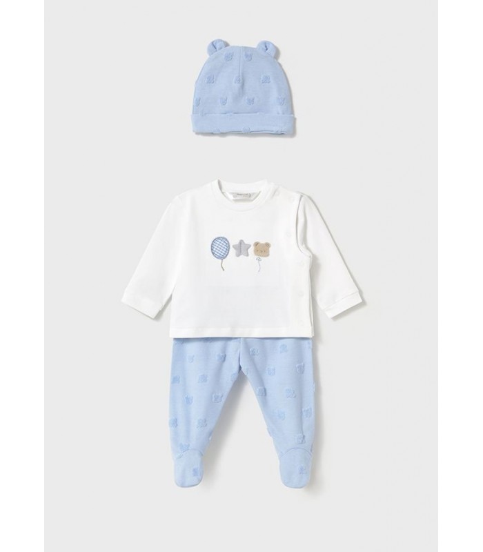 CONJUNTO POLAINA Y GORRO BEBE NIÑO MAYORAL