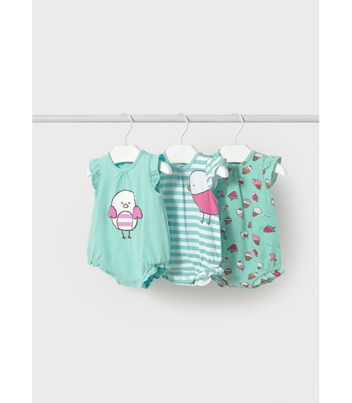 SET TRES PIJAMAS BEBE NIÑA MAYORAL
