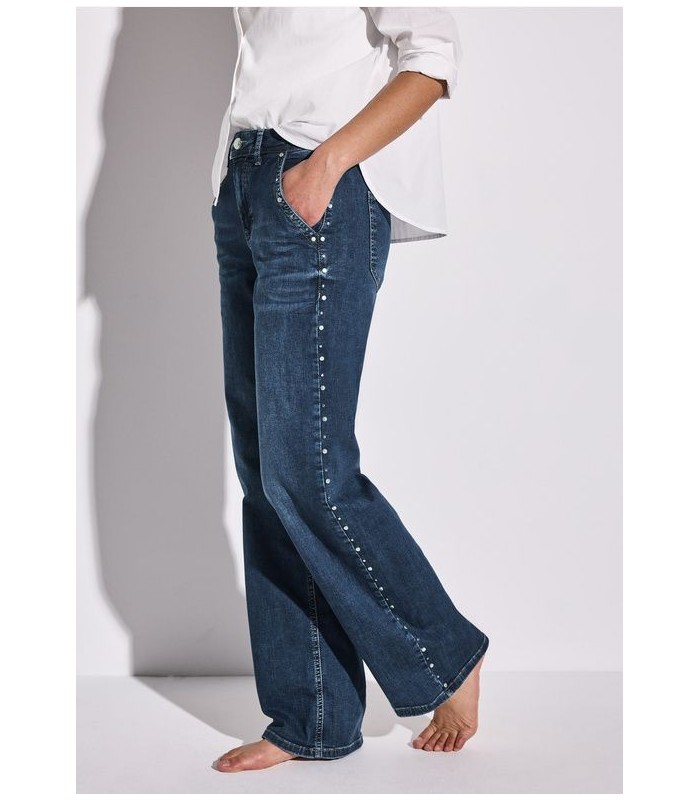 JEANS TACHUELAS MUJER STREET ONE