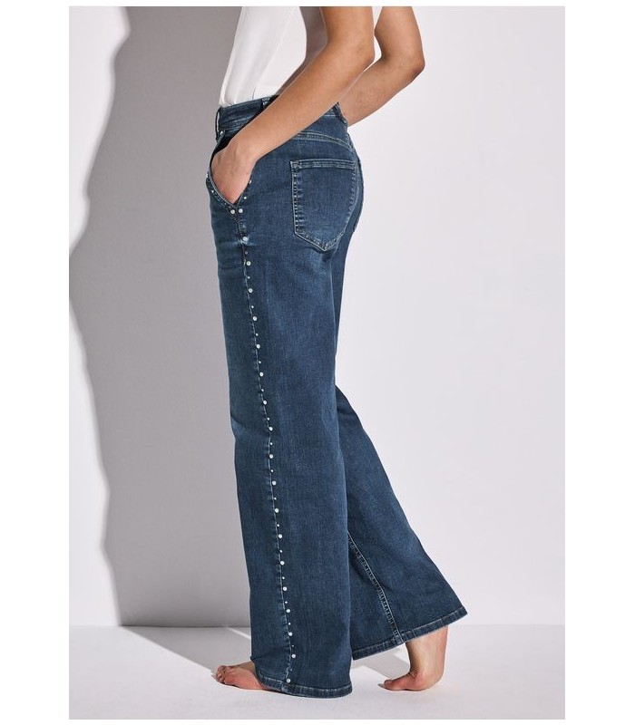 JEANS TACHUELAS MUJER STREET ONE
