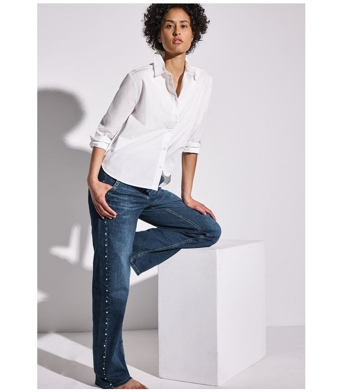 JEANS TACHUELAS MUJER STREET ONE