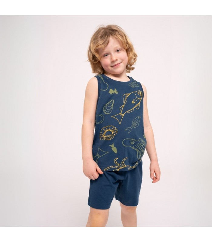 PIJAMA NIÑO SIN MANGAS MUYDEMI