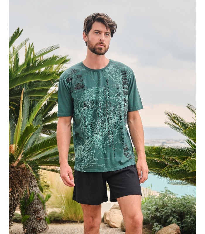 PIJAMA HOMBRE ESTAMPADO MASSANA