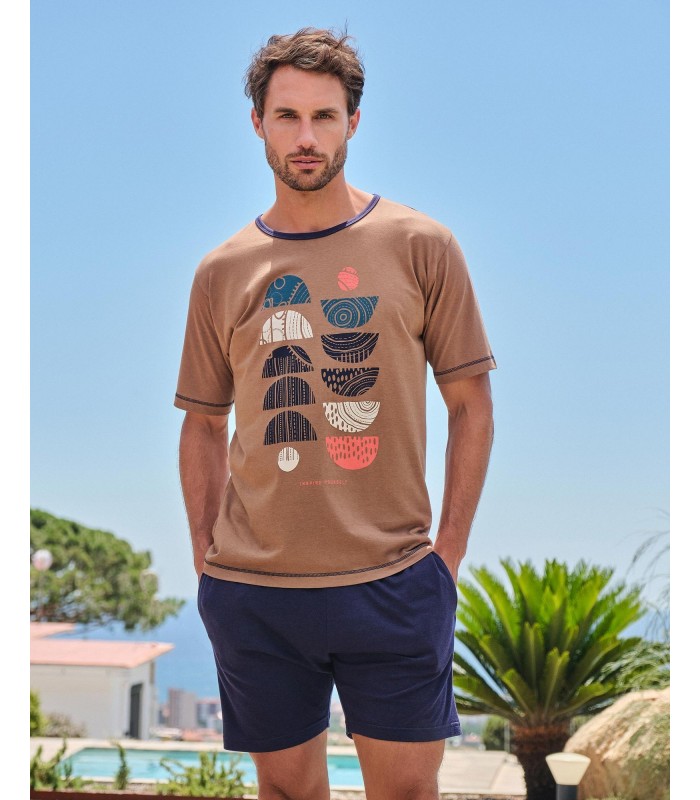 PIJAMA HOMBRE ESTAMPADO MASSANA