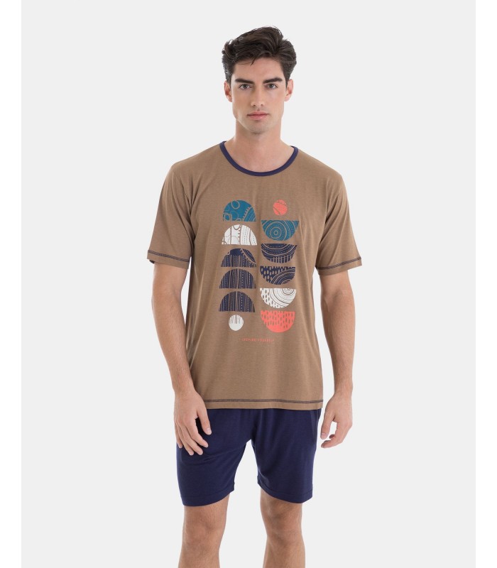 PIJAMA HOMBRE ESTAMPADO MASSANA