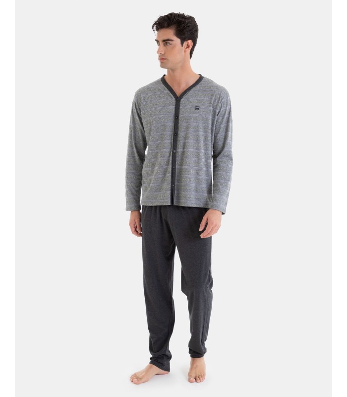 PIJAMA HOMBRE LARGO ABIERTO MASSANA