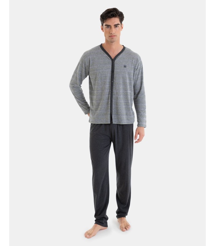 PIJAMA HOMBRE LARGO ABIERTO MASSANA