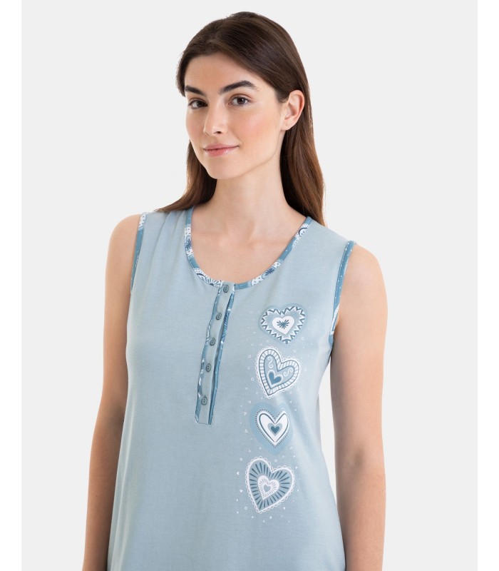 CAMISOLA  MUJER CORAZONES MASSANA