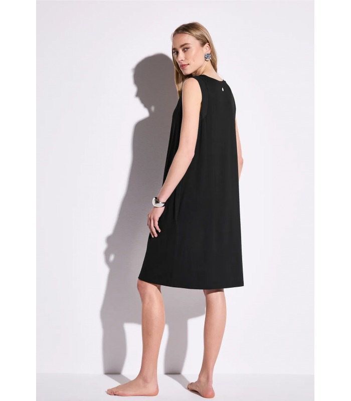VESTIDO CON DETALLE GASA STREET ONE
