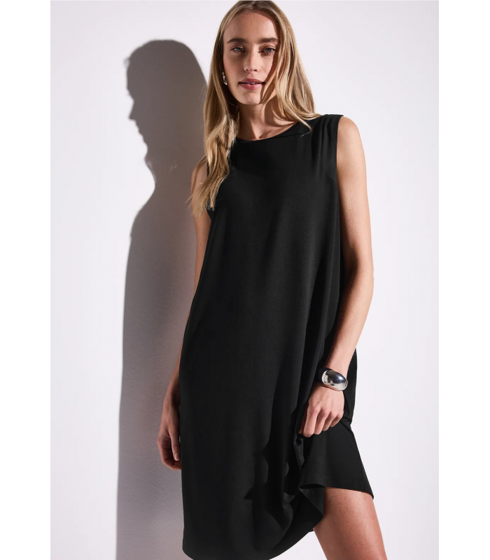 VESTIDO CON DETALLE GASA STREET ONE