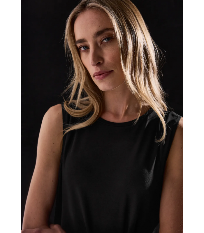 VESTIDO CON DETALLE GASA STREET ONE