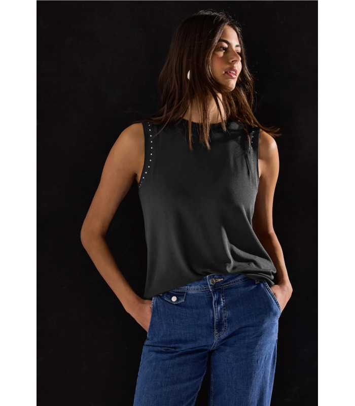 TOP DE JERSEY CON REMACHES STREET ONE