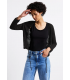 CHAQUETA ABIERTA EFECTO AJOUR STREET ONE