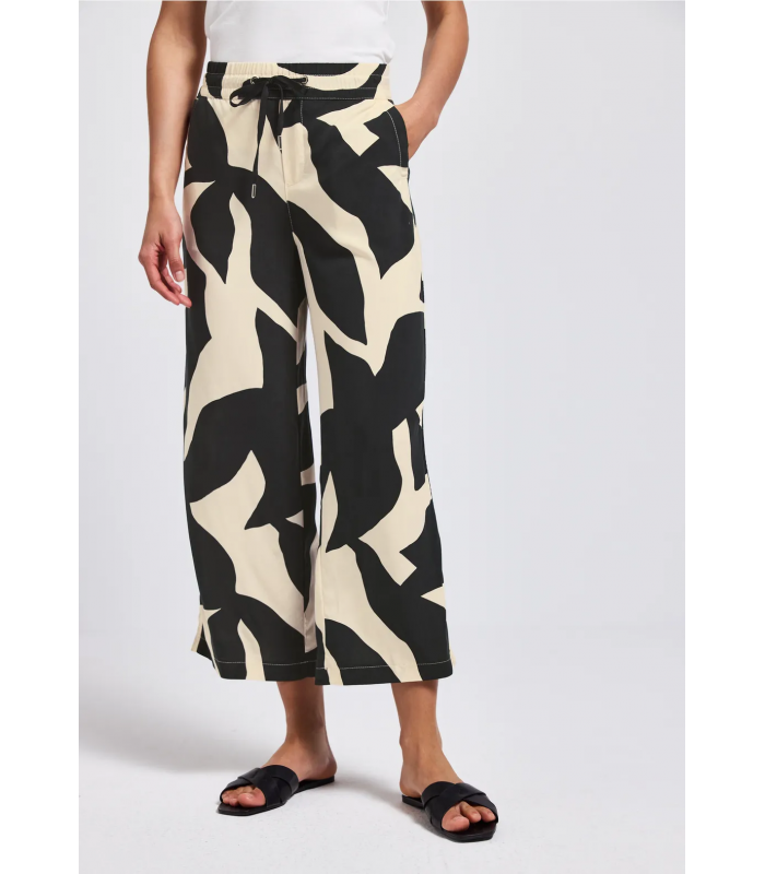 PANTALÓN ESTAMPADO ANCHO STREET ONE
