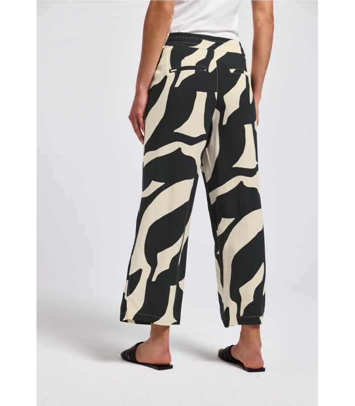 PANTALÓN ESTAMPADO ANCHO STREET ONE