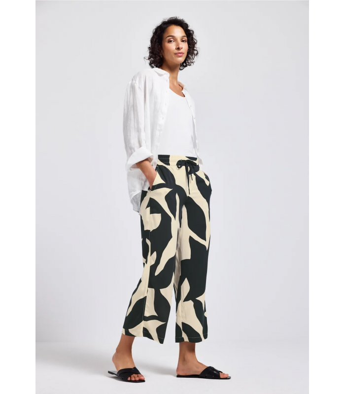 PANTALÓN ESTAMPADO ANCHO STREET ONE