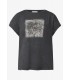 CAMISETA ILUSTRACIONES EFECTO LAVADO  MUJER STREET ONE