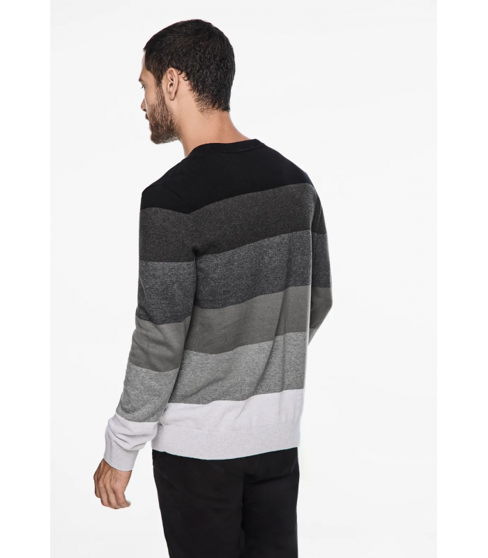 SUETER DE PUNTO FINO BLOQUES HOMBRE STREET ONE