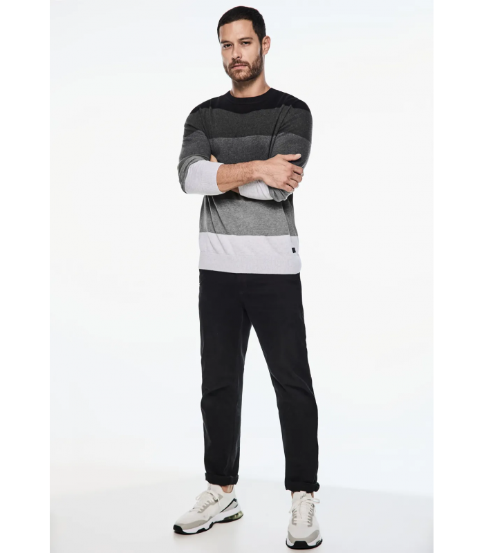SUETER DE PUNTO FINO BLOQUES HOMBRE STREET ONE
