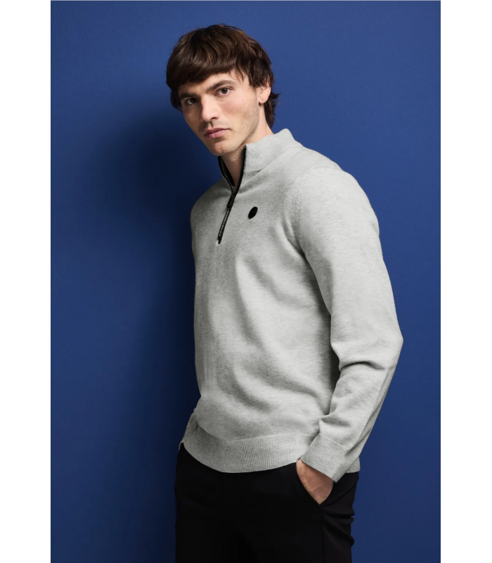 SUETER SUAVE CON MEDIA CREMALLERA PARA HOMBRE STREET ONE