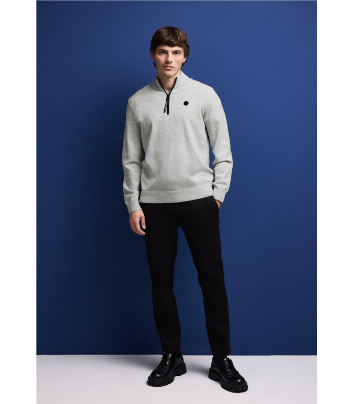 SUETER SUAVE CON MEDIA CREMALLERA PARA HOMBRE STREET ONE
