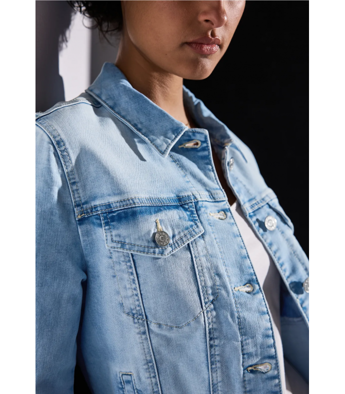 CHAQUETA VAQUERA EFECTO DESTEÑIDO MUJER STREET ONE