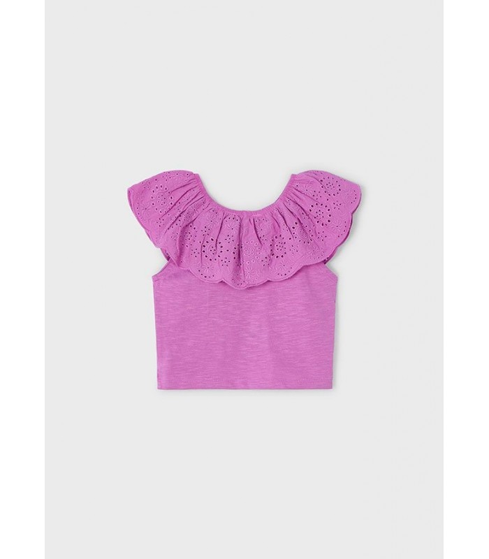 CAMISETA NIÑA COMBINADA MAYORAL