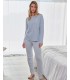 PIJAMA MUJER HOJAS MASSANA