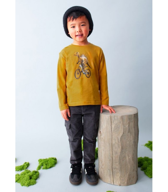 CAMISETA NIÑO DINO BICI MAYORAL