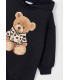 VESTIDO FELPA OSO CAPUCHA NIÑA MAYORAL