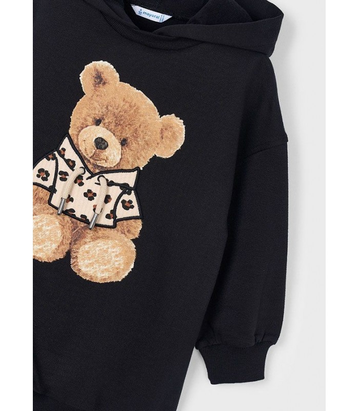 VESTIDO FELPA OSO CAPUCHA NIÑA MAYORAL