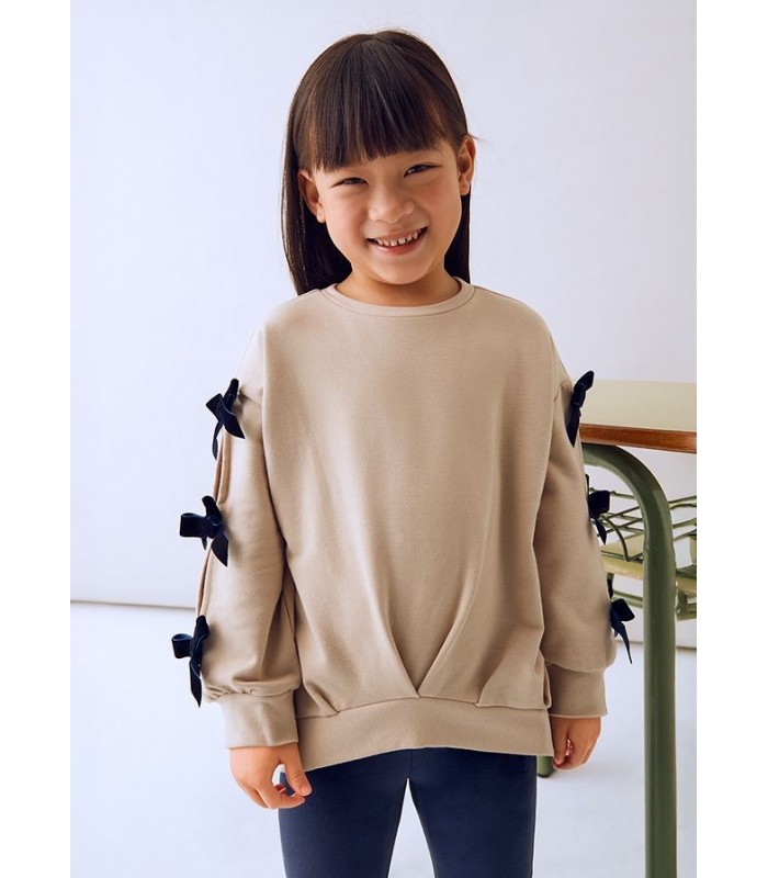 CONJUNTO LEGGING SUDADERA LAZOS NIÑA MAYORAL