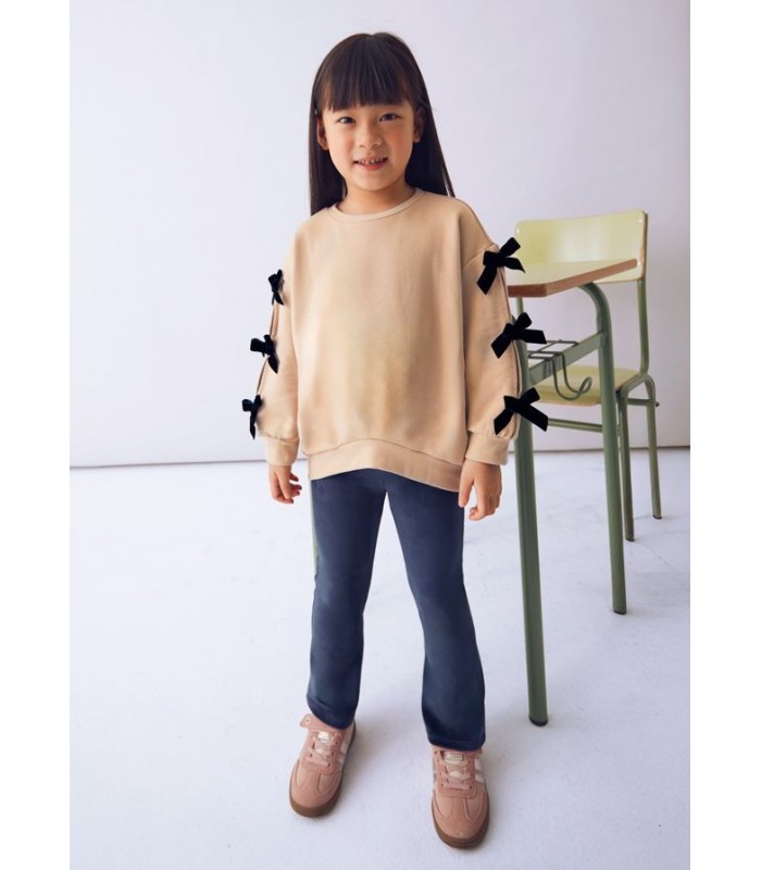 CONJUNTO LEGGING SUDADERA LAZOS NIÑA MAYORAL