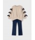 CONJUNTO LEGGING SUDADERA LAZOS NIÑA MAYORAL