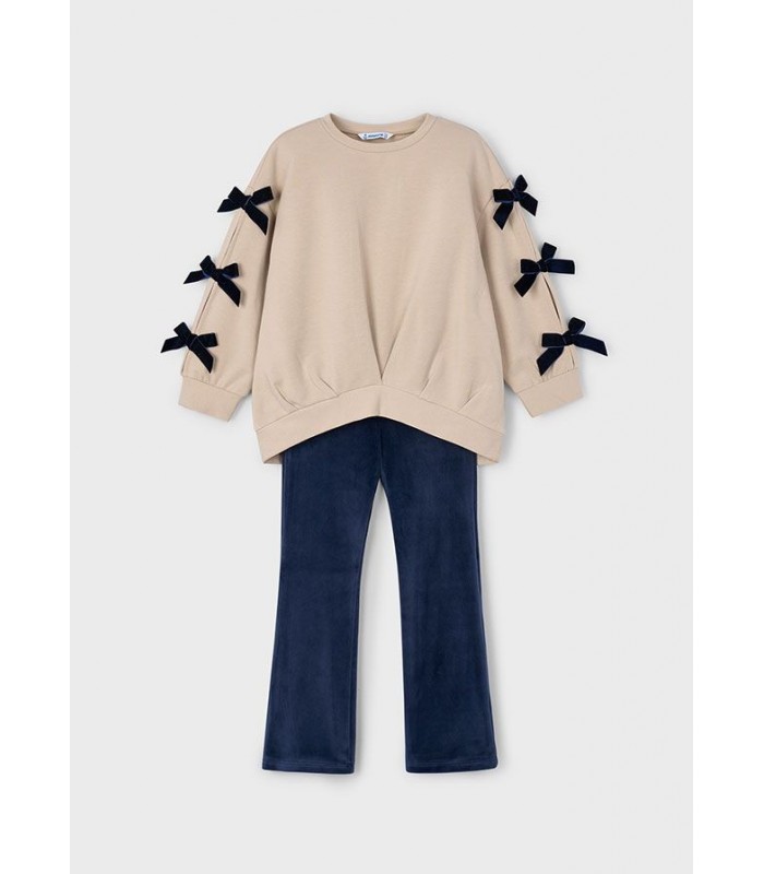 CONJUNTO LEGGING SUDADERA LAZOS NIÑA MAYORAL