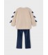 CONJUNTO LEGGING SUDADERA LAZOS NIÑA MAYORAL