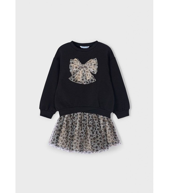 CONJUNTO FALDA LAZO PRINT NIÑA MAYORAL