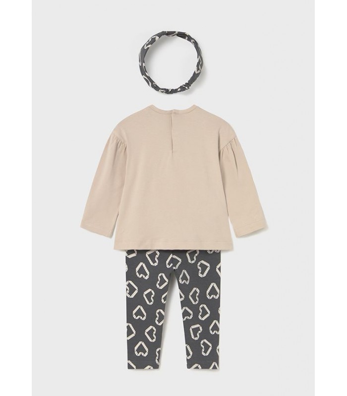 CONJUNTO LEGGING CORAZONES BEBÉ NIÑA MAYORAL