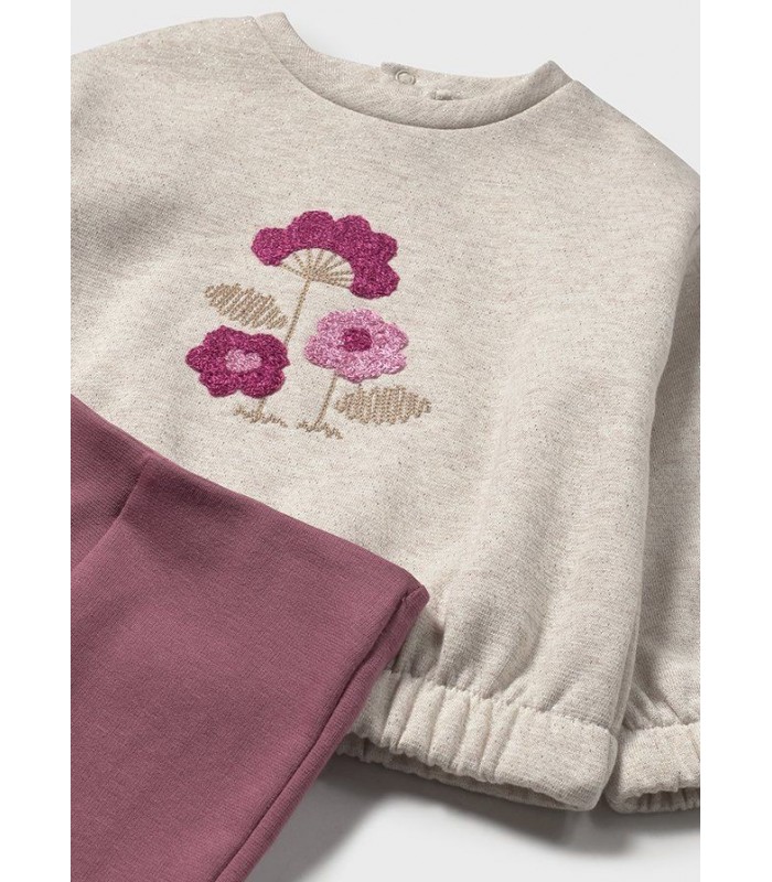 CONJUNTO LEGGING FLORES BEBÉ NIÑA MAYORAL