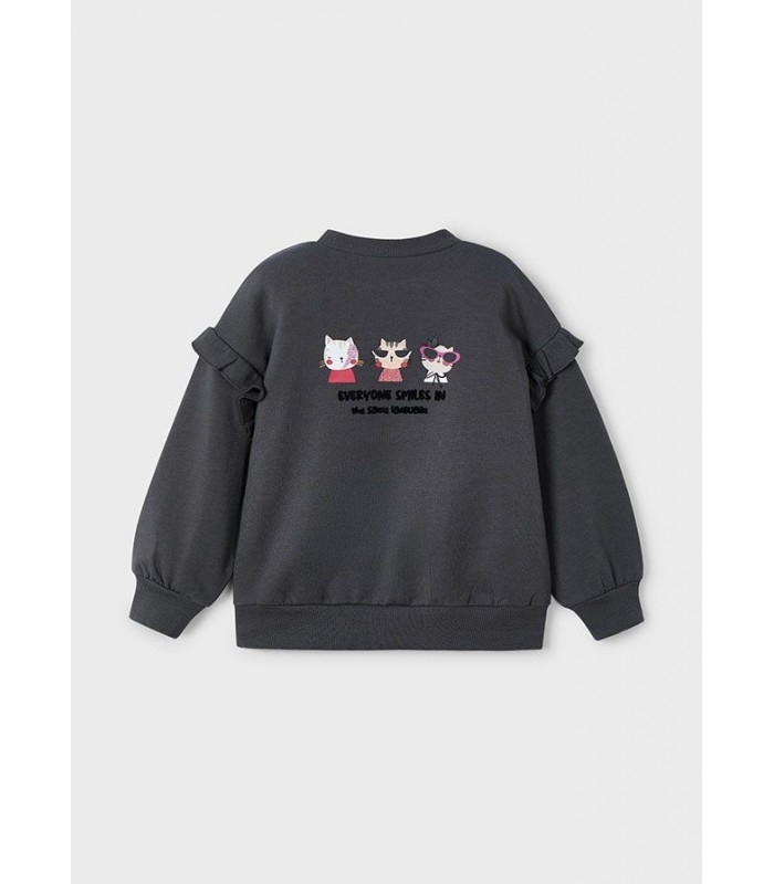 SUDADERA NIÑA VOLANTES MAYORAL