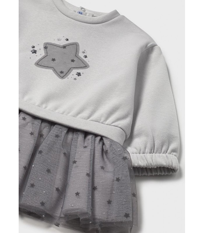 VESTIDO BEBÉ NIÑA TUL ESTRELLAS MAYORAL