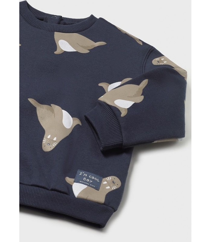 SUDADERA BEBÉ NIÑO FOCAS MAYORAL