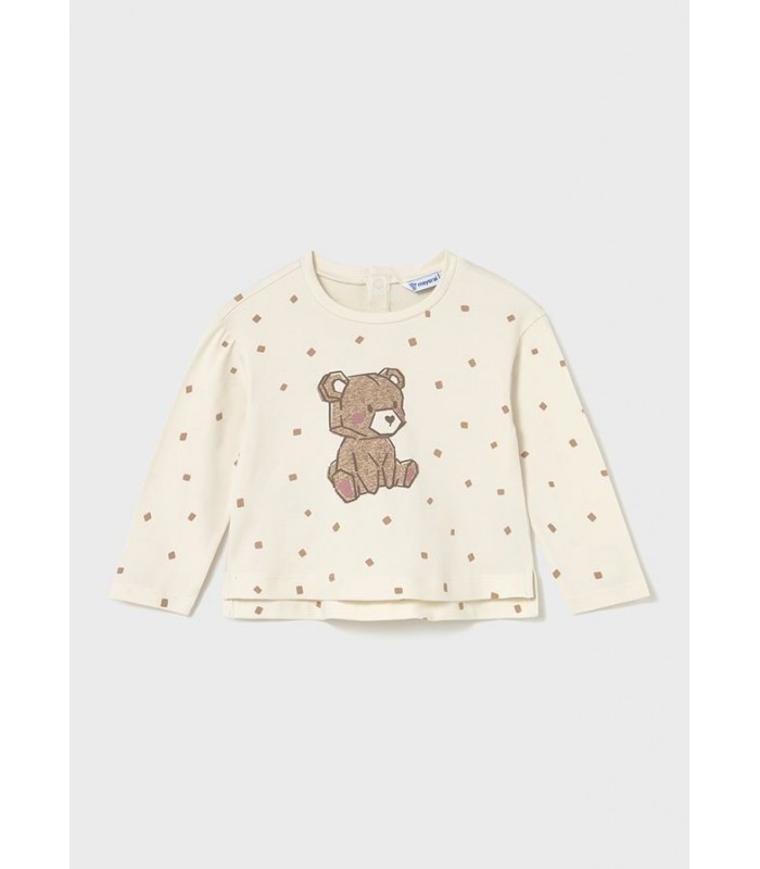 CAMISETA OSITO BEBÉ NIÑA MAYORAL
