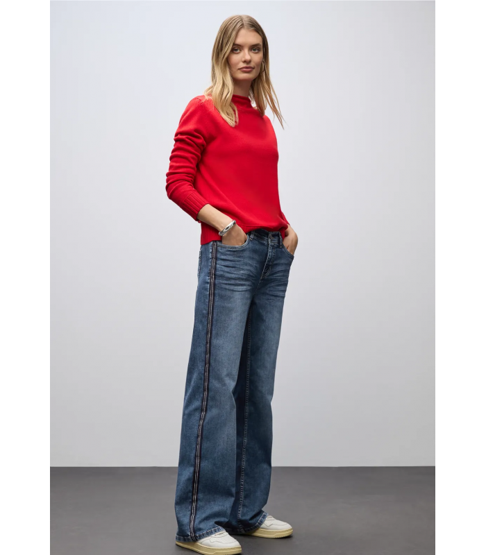 JEANS RAYAS GALÓN MUJER STREET ONE