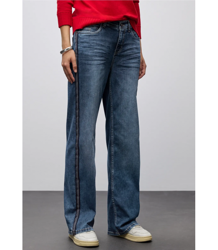 JEANS RAYAS GALÓN MUJER STREET ONE