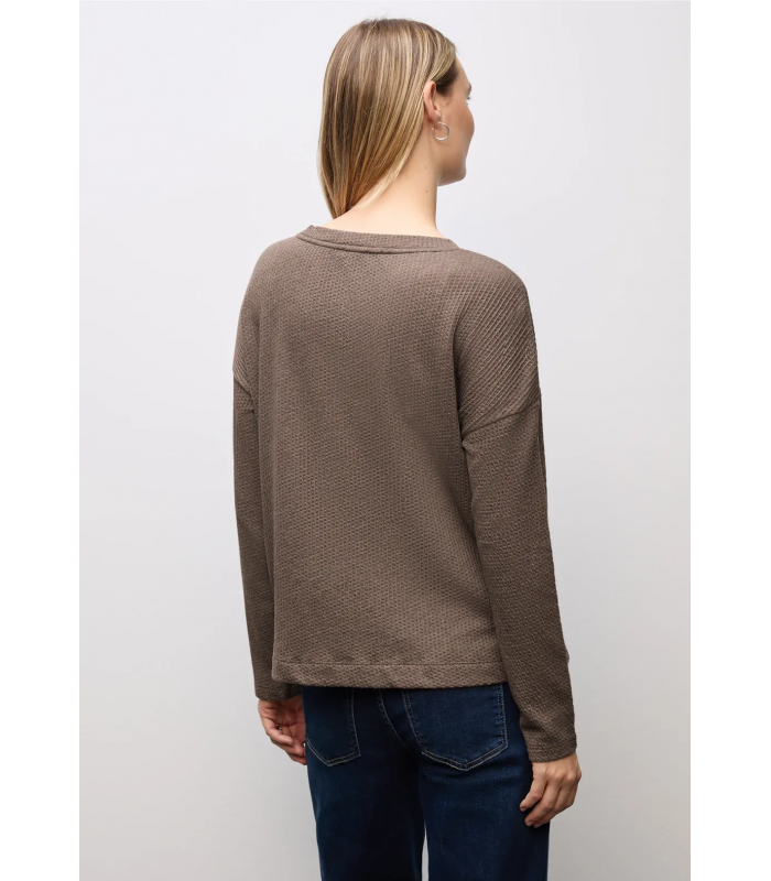 CAMISETA ESTRUCTURADA BOTONES MUJER STREET ONE